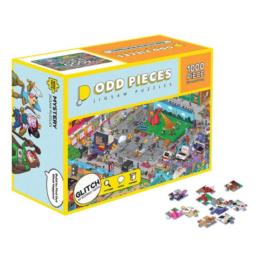 Odd Pieces 1000 Piece Jigsaw Puzzle - “Glitch”